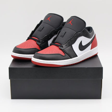 553558-161 Nike Air Jordan 1 Low Bred Toe (Men's)