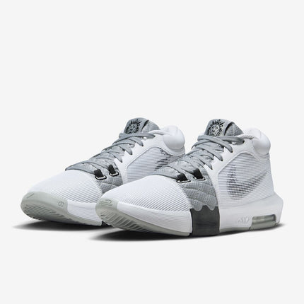 FB2237-100 Nike LeBron Witness 8 White Light Smoke Grey Black (Men's)