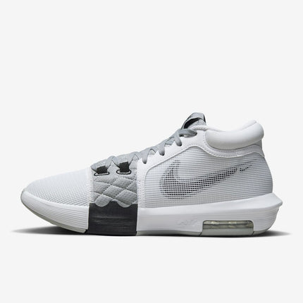 FB2237-100 Nike LeBron Witness 8 White Light Smoke Grey Black (Men's)