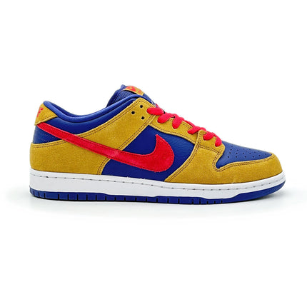 BQ6817-700 Nike SB Dunk Low Pro Wheat Purple Reverse Papa Bear Red (Men's)