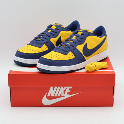 FJ4206-700 Nike Terminator Low University Gold Navy Michigan White (Men's)