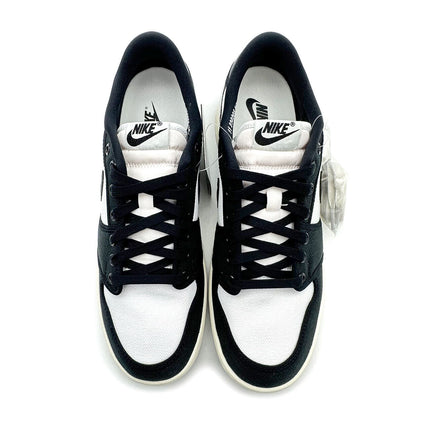 DX4981-100 Nike Air Jordan 1 Low KO Black White Panda Canvas (Men's)