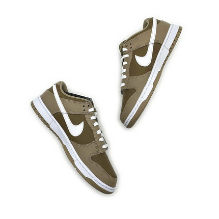 DJ6188-200 Nike Dunk Low Retro Judge Grey Khaki White Hazel Rush Brown (Men's)