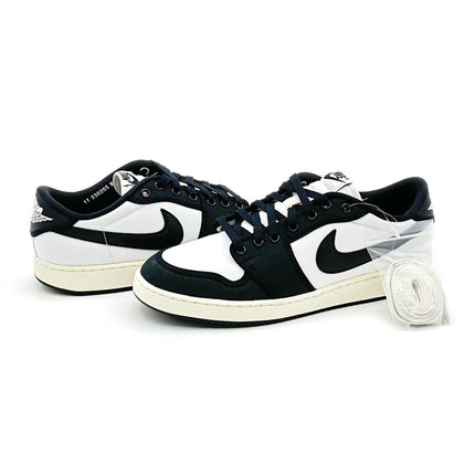 DX4981-100 Nike Air Jordan 1 Low KO Black White Panda Canvas (Men's)