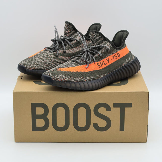 HQ7045 adidas Yeezy Boost 350 V2 Carbon Beluga Bitter Brown Orange (Men's)