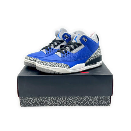 CT8532-400 Nike Air Jordan 3 Retro Varsity Royal Cement Signal Blue Grey (Men's)