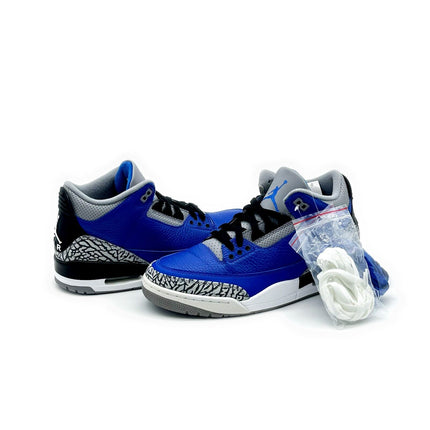 CT8532-400 Nike Air Jordan 3 Retro Varsity Royal Cement Signal Blue Grey (Men's)