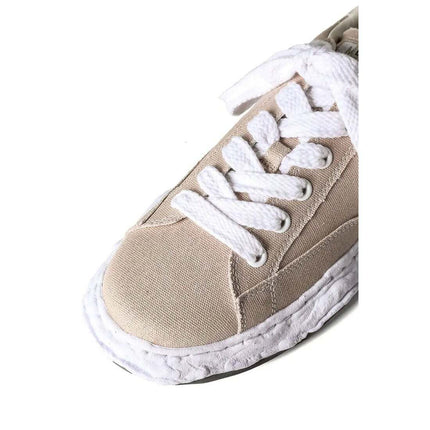 A12FW703-beige Maison MIHARA YASUHIRO CHARLES Original Sole Canvas Low (Men's)