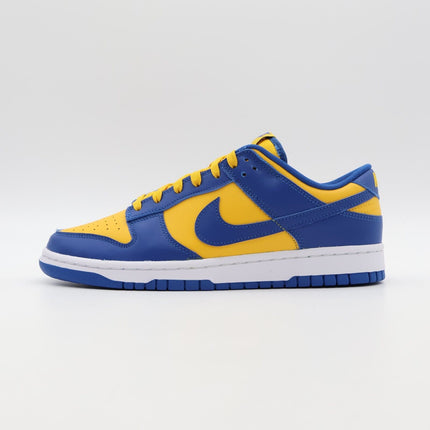 DD1391-402 Nike Dunk Low Blue Jay and University Gold UCLA Navy Blue (Men's)