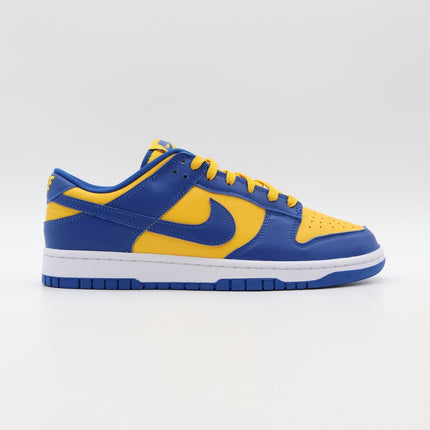 DD1391-402 Nike Dunk Low Blue Jay and University Gold UCLA Navy Blue (Men's)