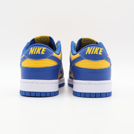 DD1391-402 Nike Dunk Low Blue Jay and University Gold UCLA Navy Blue (Men's)