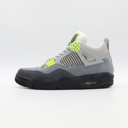 CT5342-007 Nike Air Jordan 4 Retro SE Neon 95 Cool Grey Silver Yellow (Men's)