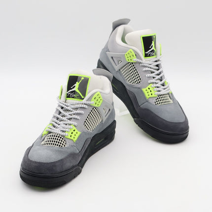 CT5342-007 Nike Air Jordan 4 Retro SE Neon 95 Cool Grey Silver Yellow (Men's)