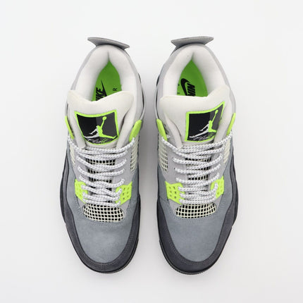 CT5342-007 Nike Air Jordan 4 Retro SE Neon 95 Cool Grey Silver Yellow (Men's)