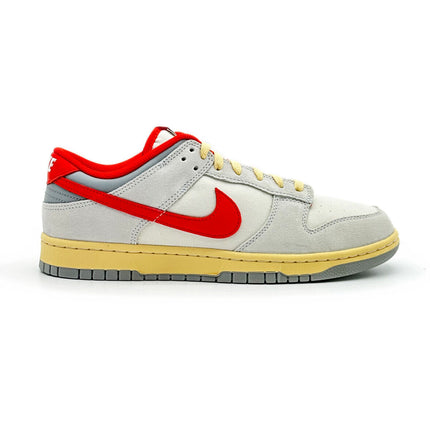 FJ5429-133 Nike Dunk Low Athletic Department Sail Light Smoke Grey Picante Red