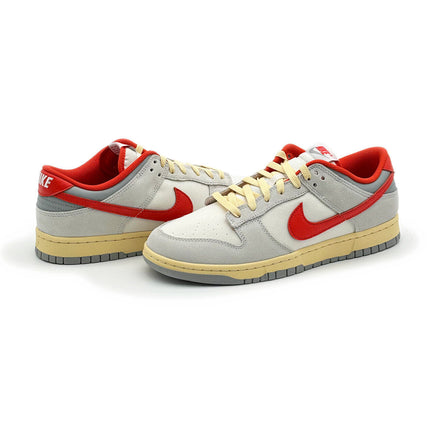 FJ5429-133 Nike Dunk Low Athletic Department Sail Light Smoke Grey Picante Red