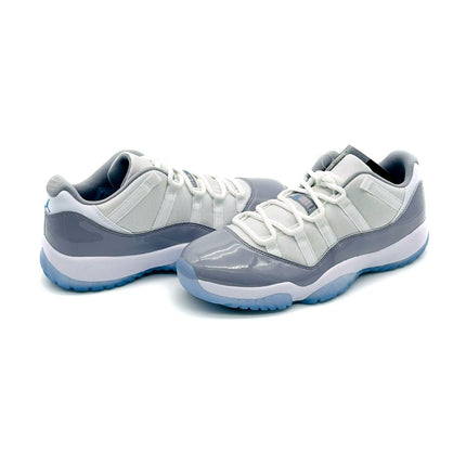 AV2187-140 Nike Air Jordan 11 Low Cement Grey White University Blue Clear Gray