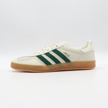 ID2567 emmi adidas Gazelle Indoor Off White Dark Green Footwear White (Men's)