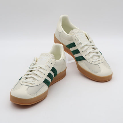 ID2567 emmi adidas Gazelle Indoor Off White Dark Green Footwear White (Men's)