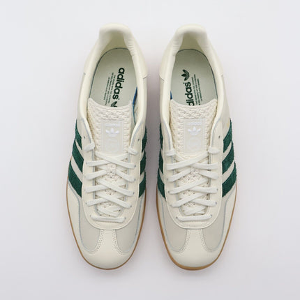 ID2567 emmi adidas Gazelle Indoor Off White Dark Green Footwear White (Men's)