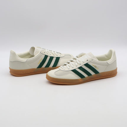 ID2567 emmi adidas Gazelle Indoor Off White Dark Green Footwear White (Men's)