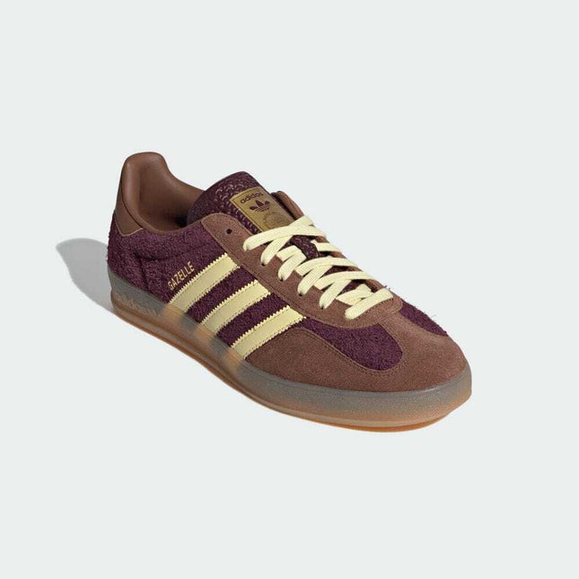 JI0324 adidas Originals Gazelle Indoor Maroon Almost Yellow (Men's)