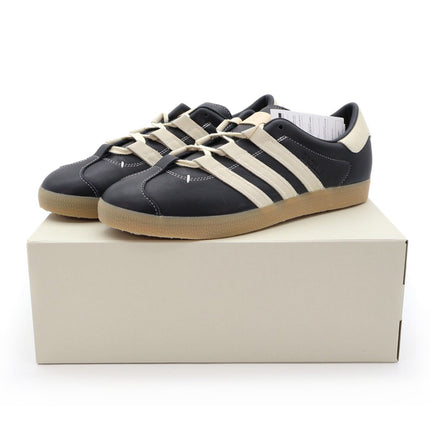 ID3517 FOOT INDUSTRY adidas Originals Gazelle Core Black Cream White (Men's)