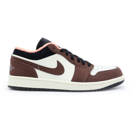 DC6991-200 Nike Air Jordan 1 Low SE Light Chocolate Mocha Black Sail (Men's)