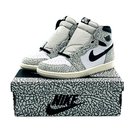 DZ5485-052 Nike Jordan 1 High OG Elephant White Cement Sail Ivory Black 2023