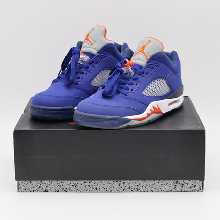 Size 9.5 - 819171-417 Nike Air Jordan 5 Retro Low Knicks