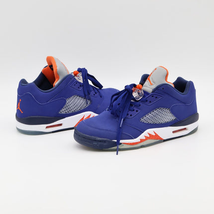 Size 9.5 - 819171-417 Nike Air Jordan 5 Retro Low Knicks