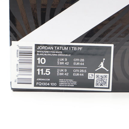 FQ1304-100 Nike Jordan Tatum 1 Team Bank White Grey Fog