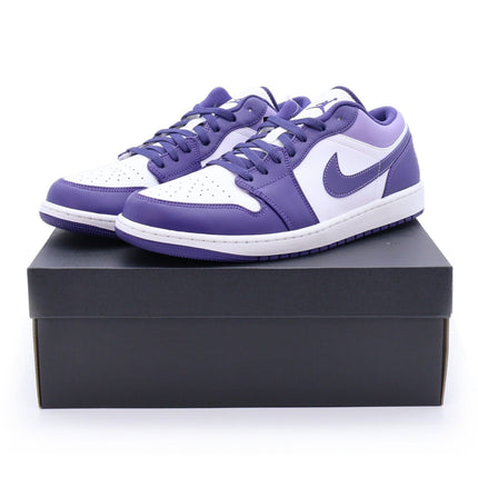 553558-515 Nike Air Jordan 1 Low Sky J Purple White Light Blueberry (Men's)