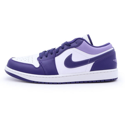 553558-515 Nike Air Jordan 1 Low Sky J Purple White Light Blueberry (Men's)