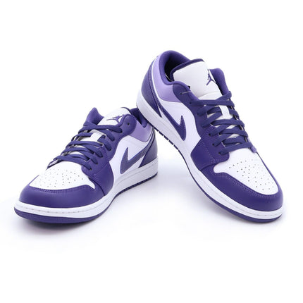 553558-515 Nike Air Jordan 1 Low Sky J Purple White Light Blueberry (Men's)