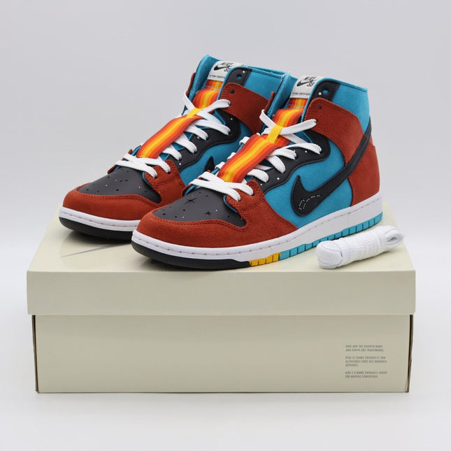 FQ1775-400 Di�forr Greenwood Nike SB Dunk High Decon QS Turquoise Blue (Men's)