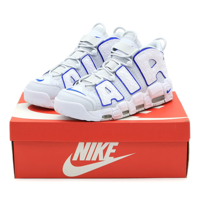 FD0669-100 Nike Air More Uptempo Embossed White Royal Blue (Men's)