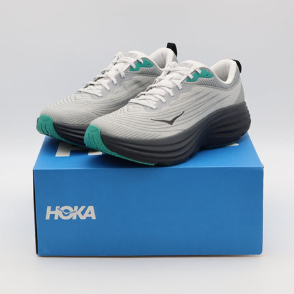 1150918-HRM Hoka Bondi 8 TS Harbor Mist Black Mint Green Grey (Men's)