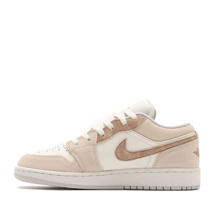 HF1863-200 Nike GS Air Jordan 1 Low SE Legend Light Brown Sail Neutral Grey