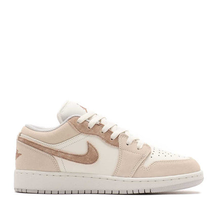 HF1863-200 Nike GS Air Jordan 1 Low SE Legend Light Brown Sail Neutral Grey