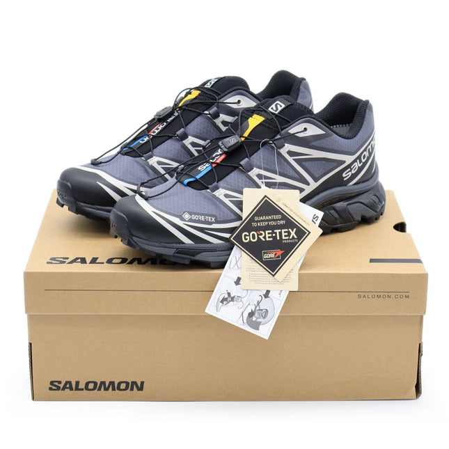 L41663500 Salomon XT-6 CXT GORE-TEX Black Ebony Lunar Rock Grey (Men's)