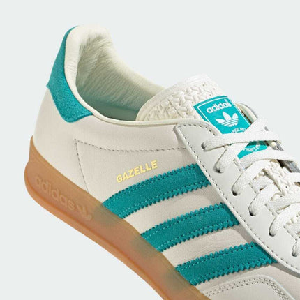 JI2583 adidas Originals Gazelle Indoor Chalk White Footwear White Gum (Men's)