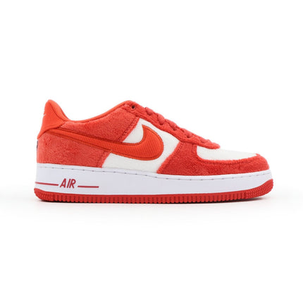 FZ3552-612 Nike GS Air Force 1 Low Valentine�fs Day Pack Fire Red Light Crimson