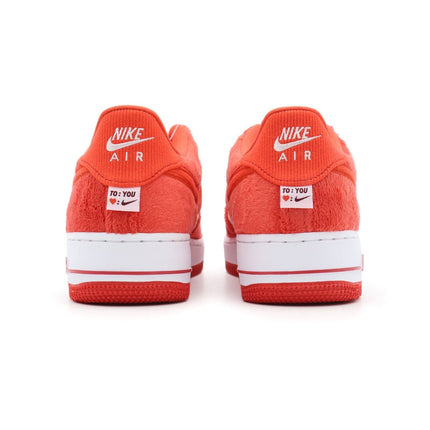 FZ3552-612 Nike GS Air Force 1 Low Valentine�fs Day Pack Fire Red Light Crimson