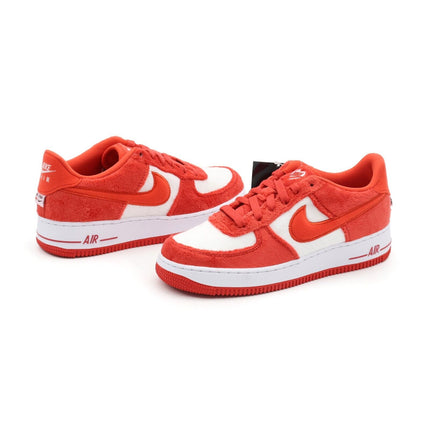 FZ3552-612 Nike GS Air Force 1 Low Valentine�fs Day Pack Fire Red Light Crimson