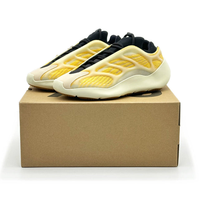 HP5425 Adidas Yeezy 700 V3 Mono Safflower Yellow Beige Cream Black Ivory Mens