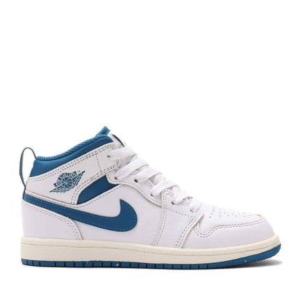 FN7493-141 Nike PS Jordan 1 Mid SE White Sail Industrial Blue