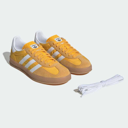 IE6606 adidas Originals Gazelle Indoor Crew Yellow Cloud White Almost (Men's)