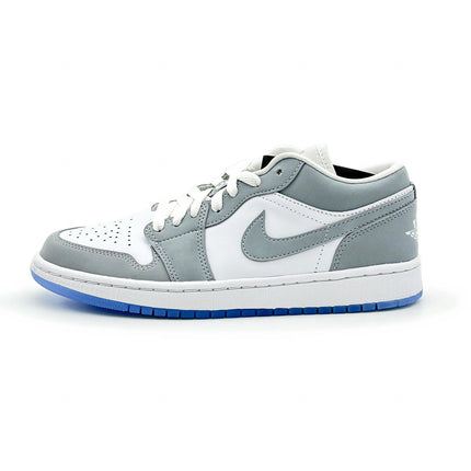 DC0774-105 Nike Air Jordan 1 Low Wolf Grey Aluminium (Women's)