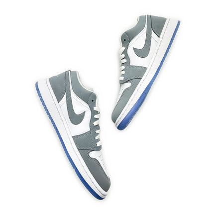 DC0774-105 Nike Air Jordan 1 Low Wolf Grey Aluminium (Women's)